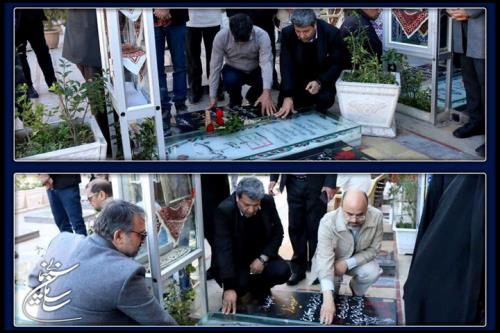 ادای احترام رئیس سازمان سینمایی به شهدای تروریستی کرمان
