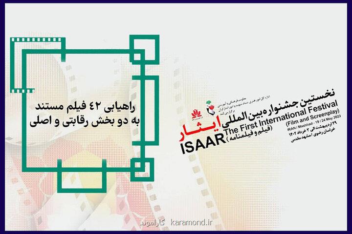 اسامی بخش مستند جشنواره ایثار